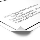 B-29スーパーフォートレス – 飛行機の設計図の計画BD フォトプリント            (角)