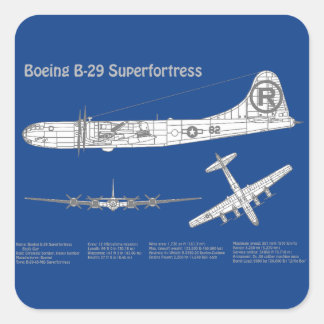 B-29スーパーフォートレス – 飛行機の設計図プランABD スクエアシール