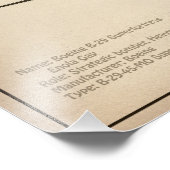 B-29スーパーフォートレス – 飛行機の設計図プランSD フォトプリント (角)