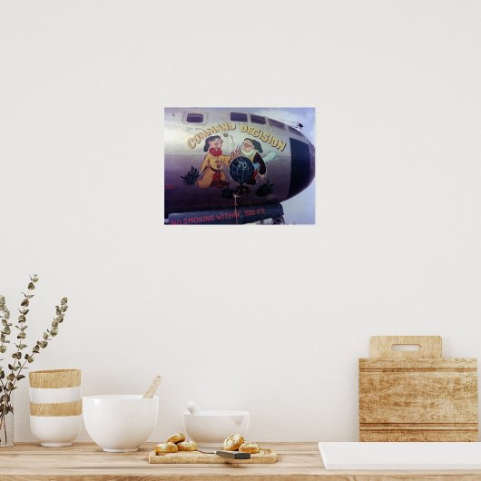 B-29ノーズアート ポスター (キッチン)