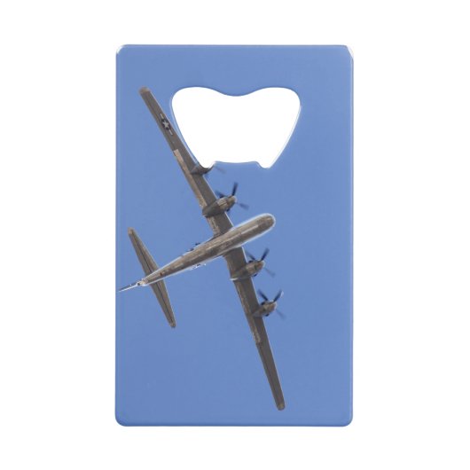 B-29爆撃機ボトルオープナー クレジットカード栓抜き (正面)