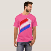 B-2 Bomber Usa Contrails Red White Blue Stealth B2 Tシャツ (正面フル)