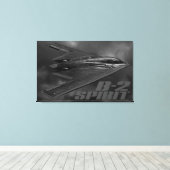 B-2 Spirit Canvas Print キャンバスプリント (インサイチュ (ウッドフロア))
