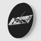 B-2 Spirit Round (Large) Wall Clock ラージ壁時計 (傾斜)