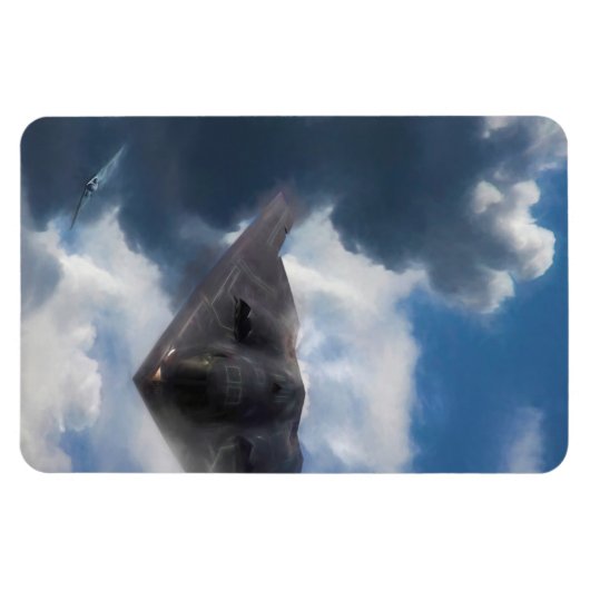B-2 Spirit Stealth Bomber GHOST MAKER マグネット (横)