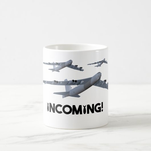 B-52アーマダ戦略爆撃機 コーヒーマグカップ (中央)