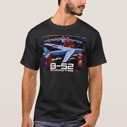 B-52ストラトフォレス米国長距離重爆撃機 Tシャツ (正面)