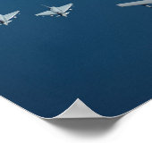 B-52ストラトフォレス航空機 ポスター (角)