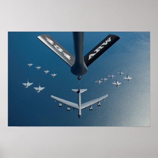 B-52ストラトフォレス航空機 ポスター (正面)