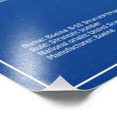 B-52ストラトフォレス – 飛行機の設計図の計画AD フォトプリント            (角)