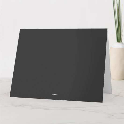 B-52ストラトフォレス – 飛行機の設計図の計画PD サンキューカード (裏面)