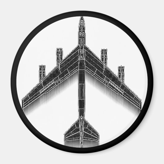 B-52ピースマグネット マグネット (正面)