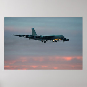 B-52 Stratofortressの航空機 ポスター