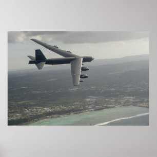 B-52Hストラトフォレス航空機 ポスター