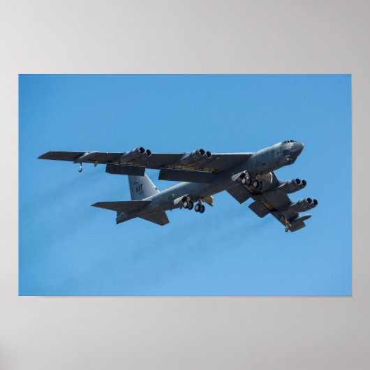 B-52Hストラトフォレス航空機 ポスター (正面)