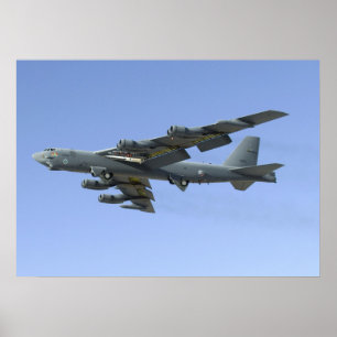 B-52H Stratotress 運 the X-51A WaveRider ポスター