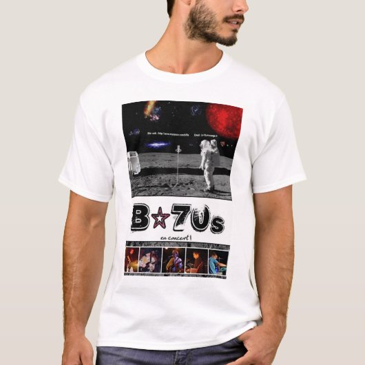 B-70s Official Poster TShirt Tシャツ (正面)