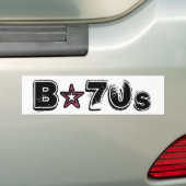B-70s Official Sticker バンパーステッカー (車上)