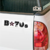B-70s Official Sticker バンパーステッカー (トラック上)