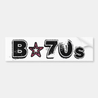 B-70s Official Sticker バンパーステッカー