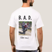 B.A.D. Tシャツ (裏面)