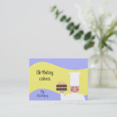 B.A.Kingによるお誕生日ケーキ 名刺 (スタンド正面)