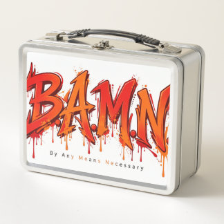 B.A.M.N. グラフィティ ドリップ ワイルドスタイル バイ・エニー・ミーンズ・ネセサリー メタルランチボックス