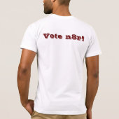 b、a、n8r h8rは! tシャツ (裏面)