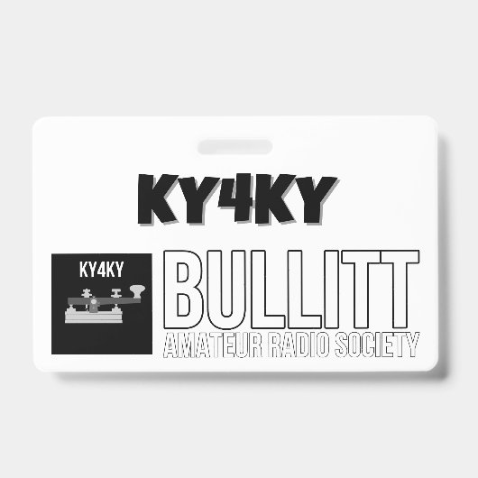 B.A.R.S KY4KYクラブメンバーバッジ バッジ (正面)