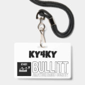 B.A.R.S KY4KYクラブメンバーバッジ バッジ (裏面（ネックストラップ付）)