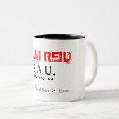 B.A.U.、Quantico、VAの監督の特別捜査官… ツートーンマグカップ (正面右)