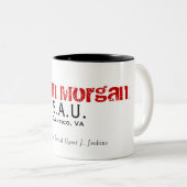 B.A.U.、Quantico、VAの監督の特別捜査官… ツートーンマグカップ (正面右)