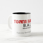 B.A.U.、Quantico、VAの監督の特別捜査官… ツートーンマグカップ (正面左)