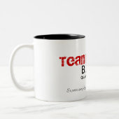 B.A.U.、Quantico、VAの監督の特別捜査官… ツートーンマグカップ (左)