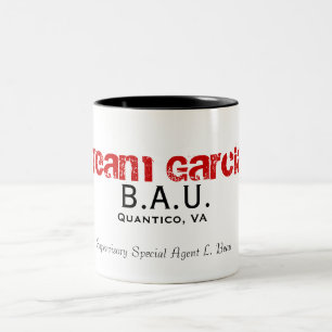 B.A.U.、Quantico、VAの監督の特別捜査官… ツートーンマグカップ