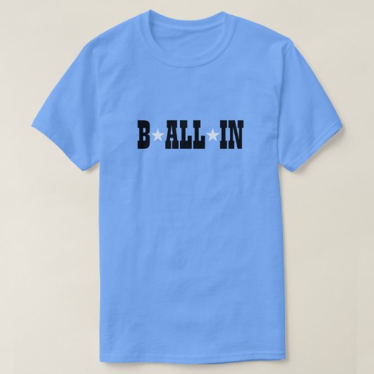 B ALL IN Tシャツ (デザイン正面)