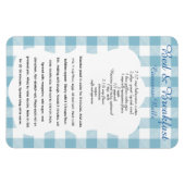 B and B Cinnamon Roll Recipe Magnet マグネット (横)