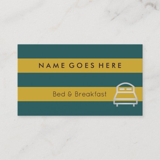B&Bの名刺に"印を付けます" 名刺 (正面)