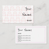 B&Bの名刺を"エコーします" 名刺 (正面/裏面)