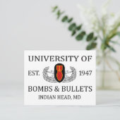 B＆Bインディアンヘッド大学 ポストカード (スタンド正面)