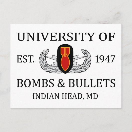 B＆Bインディアンヘッド大学 ポストカード (正面)