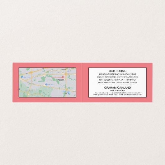 B&Bロゴベッド&ブレックファーストアコモデーション詳細 名刺 (内部フラット)