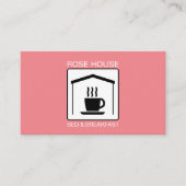 B&Bロゴベッド&ブレックファーストアコモデーション 名刺 (正面)