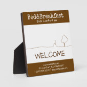 B&B心地よいインウェルカム フォトプラーク (正面)