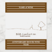 B&B心地よいインプレジャー ワインラベル (シングルラベル)