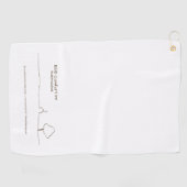 B&B心地よいインリゾート ゴルフタオル (横)