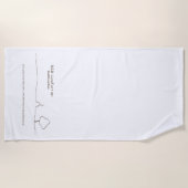 B&B心地よいイン ビーチタオル (正面)