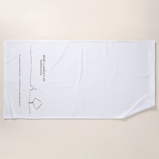 B&B心地よいイン ビーチタオル (正面)