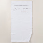 B&B心地よいイン ビーチタオル (正面)