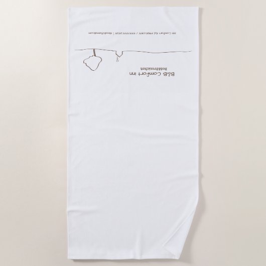 B&B心地よいイン ビーチタオル (正面)